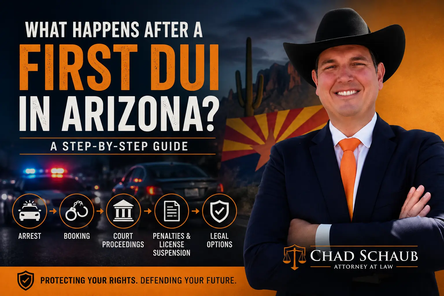 Chad Schaub explaining what happens after a first DUI in Arizona